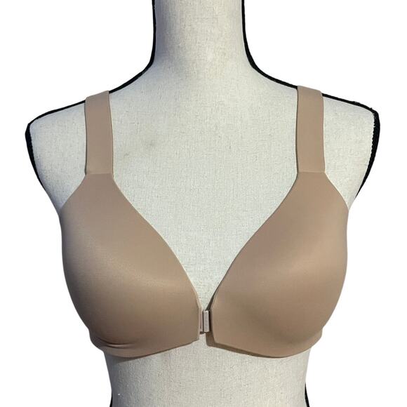 Spanx Women's Bra Llelujah 34C Front Closure T-Shirt Foam Lined Cups Wireless - Picture 1 of 10